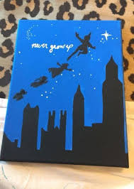 30 Trendy Painting Ideas Disney Canvases Peter Pan Disney Canvas Art Canvas Painting Diy Disney Canvas