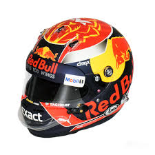 Max verstappen full scale helmets. 2017 Max Verstappen Signed Jens Munser Designs Red Bull Racing Media F1 Helmet Racing Hall Of Fame Collection