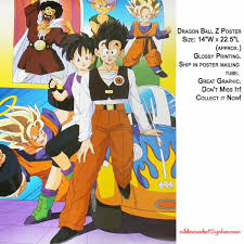 Printed on glossy poster paper. Dbz Poster Buu Saga De Gohan Y Videl Dragon Ball Image Dragon Ball Wallpapers Dragon Ball Art