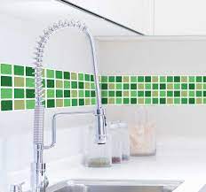 24 stück mosaik bodenaufkleber wandfliese aufkleber für 15x15cm fliesen fliesenaufkleber für bad und küche deko fliesenfolie für bad u. Grune Fliesen Aufkleber Tenstickers