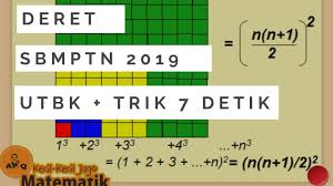 Nilai n bergantung pada soal yang ditanya. Sbmptn 2019 Utbk Barisan Deret 3 Jumlah Suku Ke N Aritmetika Qwerty