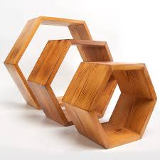 Farmhouse living room wall shelf decor ideas. Amazon Com Hexagon Floating Wall Shelves 3 Pack Rustic Honeycomb Farmhouse Decor Shelf Set Unique Wood Boho Geometric Octagon Shelving For Bedroom Living Room Home Office Home Kitchen
