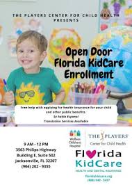 Children in families with income between 133 percent and 200 percent of the federal poverty level ($35,256 and $53,016 for a family of four) are eligible for subsidized coverage through florida healthy kids. Florida Kidcare Public Benefits Open Door Enrollment Event Fun 4 First Coast Kids