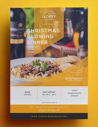 To print additional copies of our christmas dinner flyers or handbills click on the links below to print or download a.pdf file Restaurant Flyer Template Vector Eps Ai Restaurant Flyer Food Design Flyer