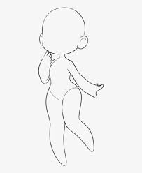 I cant think of a proper title for this. Download Base Female Chibi Drawing Bases For Free Nicepng Provides Large Related Hd Transparent Png Images Chibi Girl Drawings Chibi Drawings Drawing Base