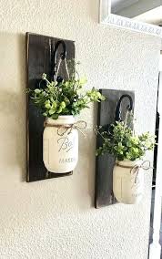 Kitchen Wall Decor Ideas Diy And Unique Wall Decoration Handmade Home Handmade Home Decor Mason Jar Sconce