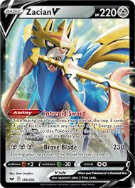 Pokemon zamazenta v+ zacian v gold black star promo cgc 9 set 🔥mint (psa/bgs) $169.99. Zacian V 138 202 Pokemon Card From Sword Shield For Sale At Best Price