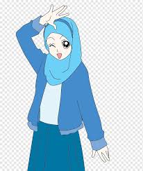 Female anime character, hijab cartoon islam muslim drawing . Hijab Png Images Pngwing