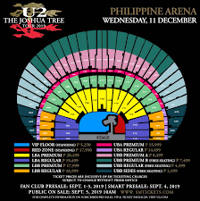 U2 Live In Manila 2019 Official Tickets Mmi Live