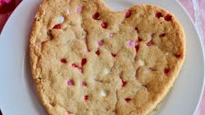 Celebrate Valentine S Day In A Big Hearted Way With This Super Quick And Easy Giant Heart Shaped Pan Cookie Pan Cookies Lemon And Coconut Cake Shaped Cake Pans