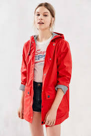 Petit Bateau Raincoat Raincoat Outfit Hooded Raincoat Red Raincoat