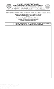 Sk Pembagian Tugas Tu Pembagian Tanggal