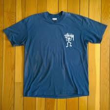 Vintage 80s Stussy Skateboard Original Stickman Logo Stedman Usa T Shirt Xl Blue Fashion Clothing Shoes Accessories Mensclothing Sh Stussy Shirts T Shirt