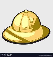 Yellow Hat Of African Hunter Royalty Free Vector Image Yellow Hat Vector Free Vector