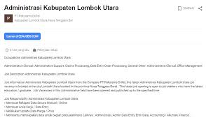 Segala proses rekrutmen tidak dipungut biaya apapun. Bulan Ini Lowongan Kerja Lombok Utara Ntb Terbaru 2020 Job Fair Lowongan Kerja 2020 Lulusan Smk Lulusan Sma Smp