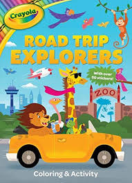 Free printable travel games for kids, including scavenger hunts, bingo, license plate game, hangman, word searches, connect the dots, and more.. Crayola Road Trip Explorers Coloring Activity Parragon Books Ltd 9781527001176 Amazon Com Books