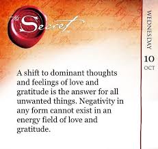 The Secret On Instagram A Shift To Dominant Thoughts And Feelings Of Love And Gratitude Is The Ans The Secret Book Secret Law Of Attraction Law Of Attraction