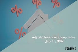 Current ARM mortgage rates report for July 31, 2026
