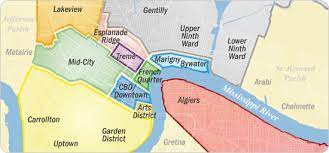 New Orleans Maps New Orleans Map Traveling By Yourself New Orleans With Kids