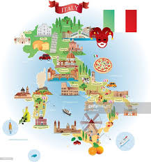 Arte Vectorial Dibujo Mapa De Italia Mappa Dell Italia Illustrazione Mappa