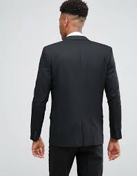 Men suits style guide fashion 2019 best young 2019 wedding indian business modern. Asos Design Tall Slim Suit Jacket In Black Asos