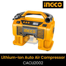 Battery) in the air inflators department at lowe's.com. Ingco Lithium Ion Auto Air Compressor Cacli2002 20v Pressure 160psi 11bar