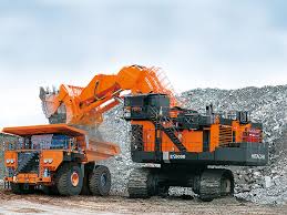 large excavators loading shovels hitachi construction