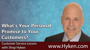 Your Personal Promise to Your Customers