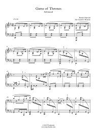 Ramin djawadi game of thrones sheet music arranged for clarinet and piano and includes 4 page(s). G A M E O F T H R O N E S P I A N O S H E E T M U S I C Zonealarm Results