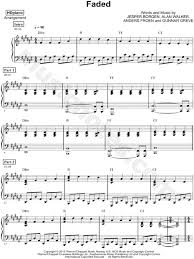 Download and print in pdf or midi free sheet music for faded by alan walker arranged by andrew weaver for piano, violin (solo). Hdpiano Faded Sheet Music Piano Solo In F Major Download Print Sku Mn0180554