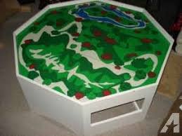 Nerf, paw patrol, power wheels Large White Octagonal Train Table 65 Hanahan Train Table Baby Carriage Large White