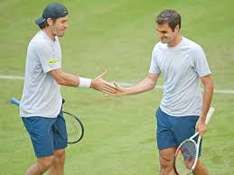Alexander zverev has a deal with the halle tournament until 2020 but he would like to sign a lifetime i would not be sorry in having a contract like roger federer. on his first round against robin haase. Photos Dinosaurs Roger Federer Tommy Haas Play Doubles Together Sports Illustrated
