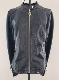 Ladies Ivanka Trump Black Faux Leather Moto Jacket Medium Fashion Clothing Shoes Accessories Wo Black Faux Leather Moto Jacket Jackets Leather Moto Jacket