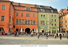 Regensburg Bavaria Germany October 20th 2018 Colourful Houses Throughout The Streets And Squared Of Historic Regens En 2020 Baviera Alemania Ratisbona Regensburg
