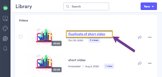 How To Duplicate A Video Vidyard Support