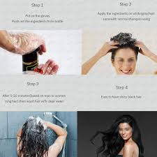 Prevents your hair color from fading and washing out. Buy Natural Black Hair Shampoo Good Applicability White Hair Removal Dye Hair Coloring Shampoo Instant Hair Dye Shampoo For Men And Women 250ml 250ml Online In Turkey B08ykf3gqf