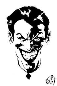 Joker Black And White Images Hd Download Black And White Joker Stencil Vector Dxf File Free Download 3axis Co Joker Stencil Face Stencils Stencil Art