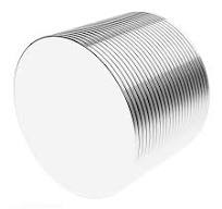 1 x 1/32 Inch Thin Neodymium Rare Earth Disc Magnets N52 (24 Pack)