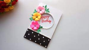 How to make birthday cards! Beautiful Handmade Birthday Card Idea Diy Greeting Cards For Birthday Youtube Card Design Handmade Happy Birthday Cards Handmade Handmade Birthday Cards