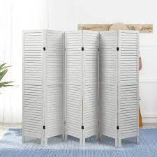 8 ft tall room divider screens uk. Buy Jaxpety 6 Panel Wood Louvered Room Divider 5 6 Ft Tall Oriental Folding Freestanding Privacy Screen Room Dividers For Home Office Bedroom White Online In Indonesia B08hgc3cxw