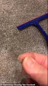 First, try removing it without using harsh chemicals. Mother Uses A 59p Squeegee To Remove Long Strands Of Hair From Her Daughter S Carpet Daily Mail Online