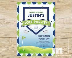 Hit a hole in one with this golf party! Golf Themed Retirement Party Invitations Golf Birthday Party Golf Birthday Retirement Party Invitations