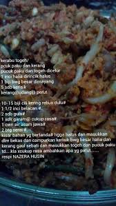 Separuh digoreng dan separuh diambil santan. Kerabu Tauge Pucuk Paku Dan Kerang Yummy Food Delicious Chef Wan