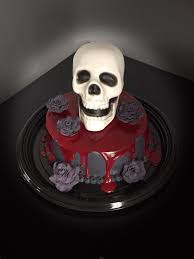 Halloween Skull Cake Gateau Crane Skull Halloween