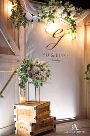 台北婚佈 yu elyse晴光花園婚禮 板橋希爾頓飯店 台北婚佈arlis flower 婚禮佈置 婚佈價格 婚佈推薦 table decorations decor flowers