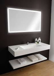 wall mounted corian vanity unit