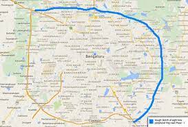 Bangalore Ring Road Map Peripheral Ring Road Bangalore Map Archives | Real Estate Made Easy