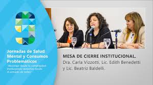 MESA DE CIERRE. Dra. Carla Vizzotti, la Lic. Edith Benedetti y la Lic.  Beatriz Baldelli.