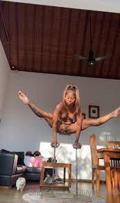 Lily brown yoga nude