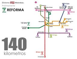 El gobierno de la ciudad de méxico va por la octava línea del metrobús, ahora en circuito interior, que será la más larga de la red, con una extensión de 46.1 kilómetros. Metrobus Linea 7 Recorre De Indios Verdes A Campo Marte Excelsior